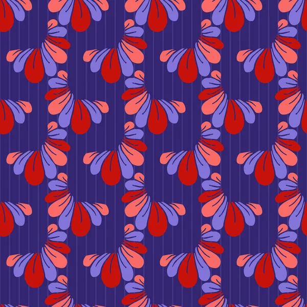 Vector inconsútil fondo floral de pétalos abstractos — Vector de stock