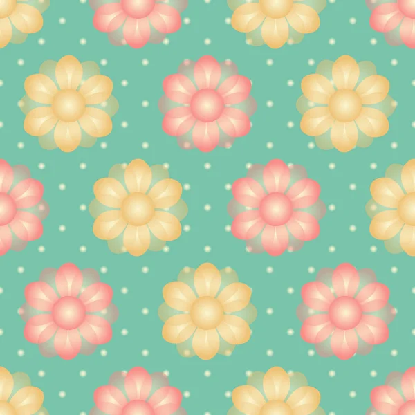 Illustration de fond florale vectorielle abstraite — Image vectorielle