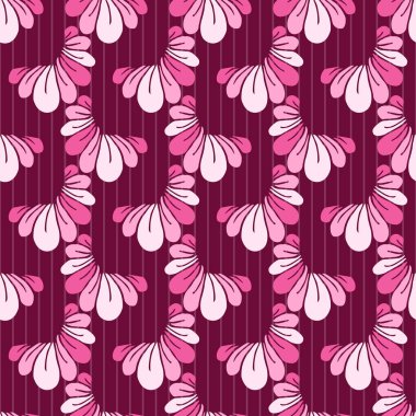 Sorunsuz vektör çiçek arka plan çok soyut yaprağı