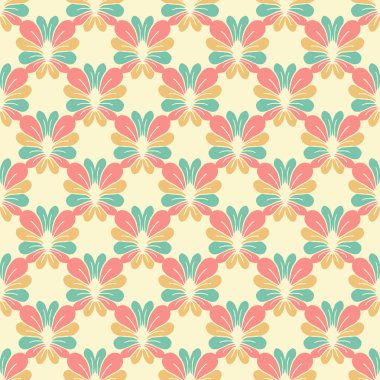 Sorunsuz vektör çiçek resimde arka plan soyut çiçek