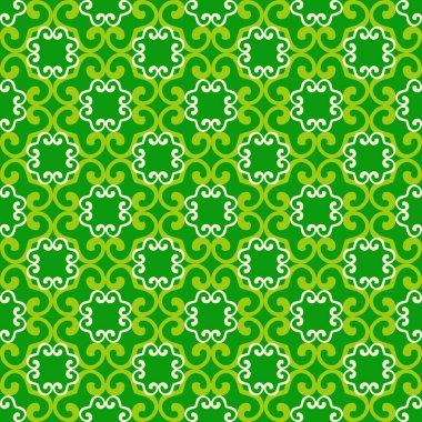 Sorunsuz vektör arka plan. Soyut şekiller dekoratif desen