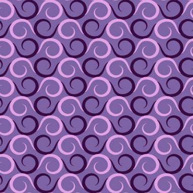 Swirls sorunsuz tasarlamak vektör çizim arka planı