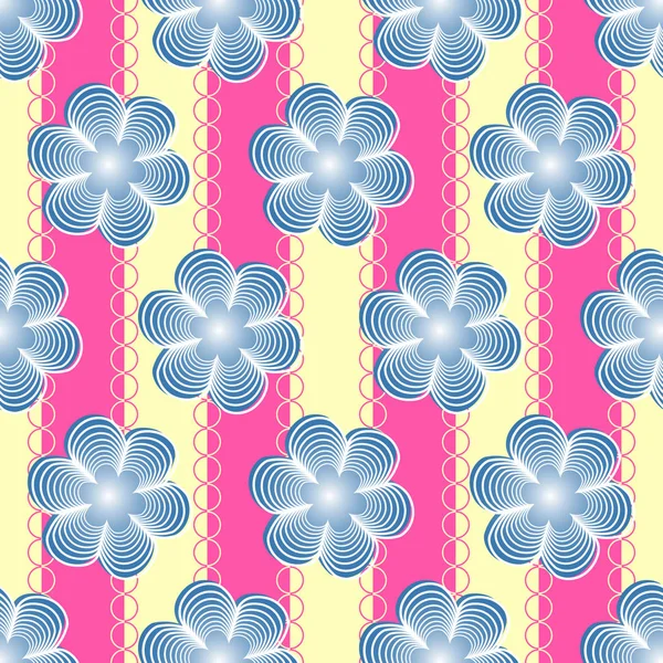 Illustration vectorielle abstraite du fond floral décoratif — Image vectorielle