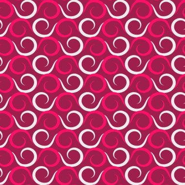 Swirls sorunsuz tasarlamak vektör çizim arka planı