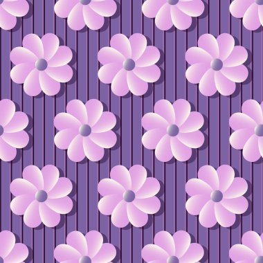 Vektör çizim arka plan dekoratif çiçek