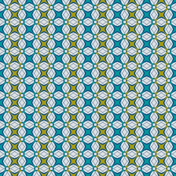 抽象的な形のシームレスなベクトル パターン背景 — ストックベクタ