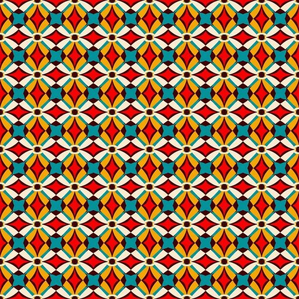 Vecteur abstrait motif sans couture de formes géométriques — Image vectorielle