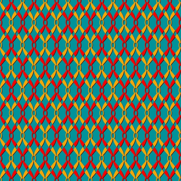 Vecteur abstrait motif sans couture de formes géométriques — Image vectorielle