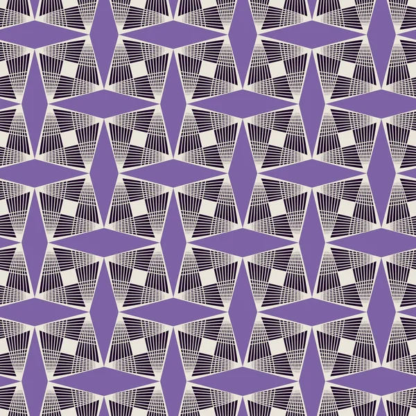 Nahtlose abstrakte Vektorillustration. Muster aus gestreiften Quadraten — Stockvektor