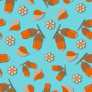 Sorunsuz vektör sonbahar desen