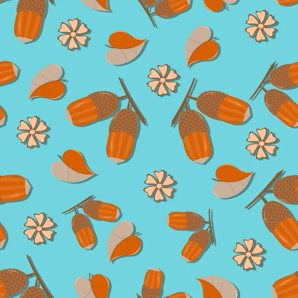 Sorunsuz vektör sonbahar desen