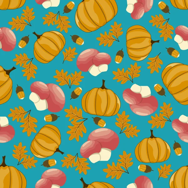 Herfst, naadloze patroon. ScrapBook ontwerpelementen. Thanksgiving day. Herfst patronen kunnen worden gebruikt voor opvulpatronen, webpagina, wallpaper, achtergrond, oppervlakte — Stockvector