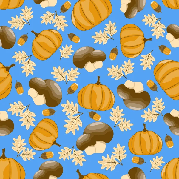 Herfst, naadloze patroon. ScrapBook ontwerpelementen. Thanksgiving day. Herfst patronen kunnen worden gebruikt voor opvulpatronen, webpagina, wallpaper, achtergrond, oppervlakte — Stockvector