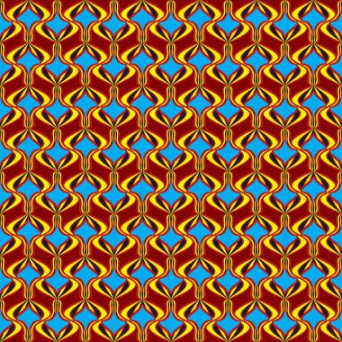 Sorunsuz vektör desen soyut renkli şekiller. Tasarım öğeleri karalama defteri. Duvar kağıtları, dolgu görüntüler, web sayfası, arka plan, yüzey için kullanılabilir