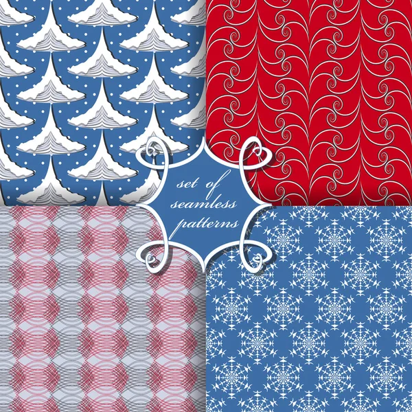 Noel sorunsuz vektör çizim kümesi. Noel simgeler, kalıpları