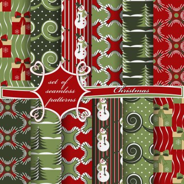 Noel soyut vektör kağıt Dekoratif şekiller ve karalama defteri için tasarım öğeleri kümesi