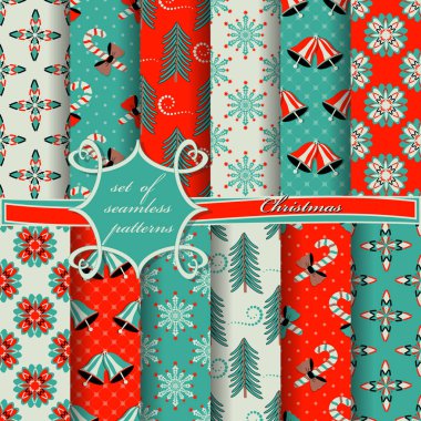 Noel soyut vektör kağıt Dekoratif şekiller ve karalama defteri için tasarım öğeleri kümesi