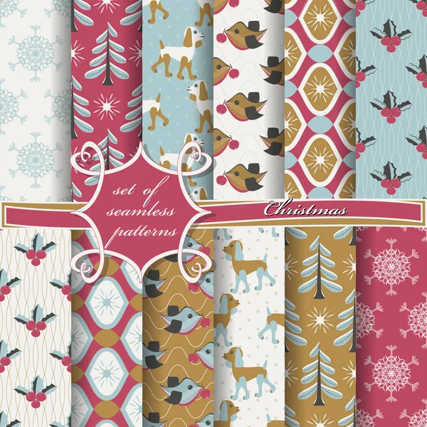 sorunsuz Noel soyut vektör kağıt Dekoratif şekiller ve karalama defteri için tasarım öğeleri kümesi