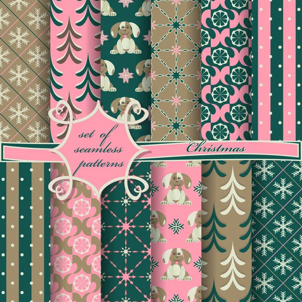 sorunsuz Noel soyut vektör kağıt Dekoratif şekiller ve karalama defteri için tasarım öğeleri kümesi