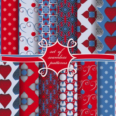 Noel soyut vektör kağıt Dekoratif şekiller ve karalama defteri için tasarım öğeleri kümesi