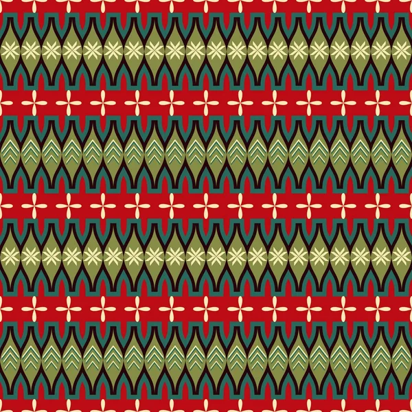 Patrón de vector de Navidad abstracto sin costuras — Vector de stock