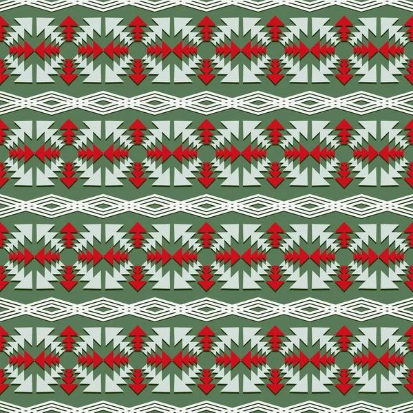 Seamless vector christmas background illustration. Christmas Tree Pattern — Stock Vector