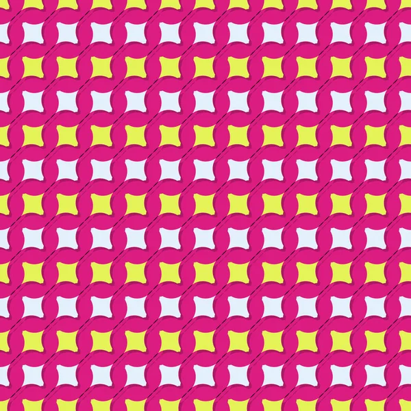 Naadloze vector patroon achtergrond van abstracte geometrische figuren. Ontwerpelementen voor Scrapbook. Kan worden gebruikt voor achtergronden, opvullingen afbeeldingen, achtergrond, oppervlak — Stockvector