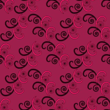 Sorunsuz vektör çizim arka plan. Soyut desen bukleler. Karalama defteri için tasarım öğeleri. Duvar kağıtları, dolgular resimleri, arka plan, yüzey için kullanılabilir