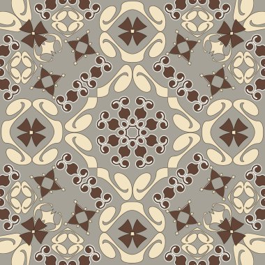 Sorunsuz vektör çizim arka plan. Soyut desen bukleler, Dekoratif şekiller. Karalama defteri için tasarım öğeleri. Duvar kağıtları, dolgular resimleri, arka plan, yüzey için kullanılabilir