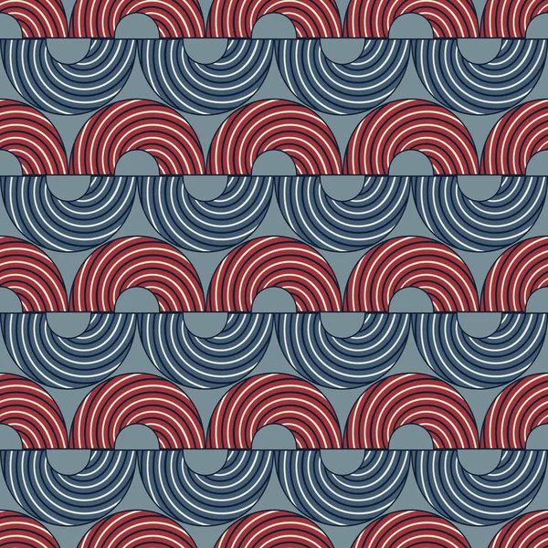 Vector pattern background from striped shapes. Design elements for Scrapbook. Can be used for wallpapers, fills images, background, surface — Stock Vector