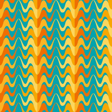 Vektör çizim arka plan soyut dalgalı çizgiler. Tasarım öğeleri karalama defteri. Duvar kağıtları, resim dolguları, web sayfası, arka plan, yüzey için kullanılabilir 