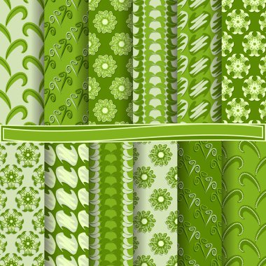 soyut vektör kağıt soyut şekiller, dekoratif çiçek ve karalama defteri için tasarım öğeleri kümesi