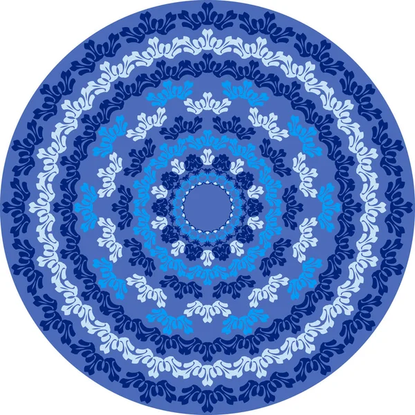 Vector patrón circular mandala de formas decorativas abstractas — Vector de stock