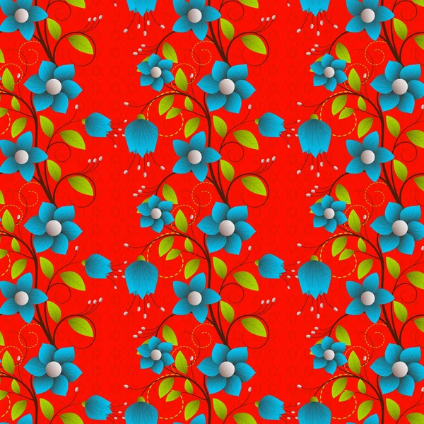 Vektor florale Illustration Hintergrund. abstraktes Muster dekorativer Blumen. Designelemente für Sammelalbum. kann für Tapeten verwendet werden, füllt Bilder, Hintergrund, Oberfläche — Stockvektor