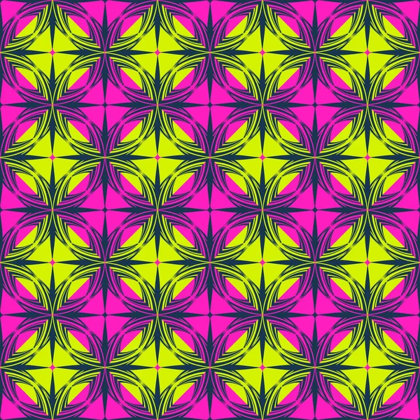 Muster Abstrakter Geometrischer Formen Nahtlose Vektor Hintergrund Illustration — Stockvektor