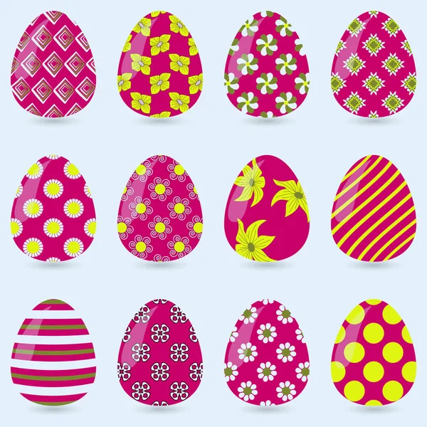 Huevos Pascua Ilustración Pascua Vectorial — Vector de stock