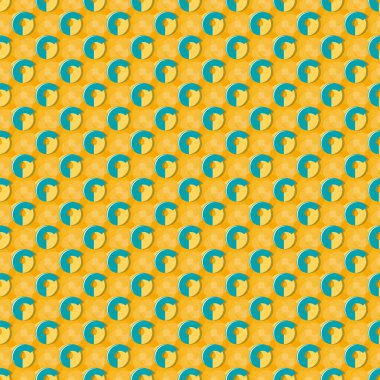 Background from abstract rounded shapes. Seamless vector illustration. Can be used for wallpaper, image fills, web page, background, surface.