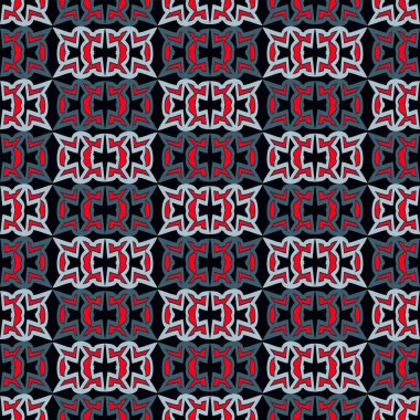 Kusursuz vektör soyut arka plan. Dekoratif geometrik şekiller. Duvar kağıtları, resimler, web sayfası, arkaplan, yüzey için kullanılabilir