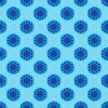 Kusursuz vektör soyut arka plan. Dekoratif geometrik şekiller, dairesel desenler. Duvar kağıdı, resim dolgusu, web sayfası, arkaplan, yüzey için kullanılabilir