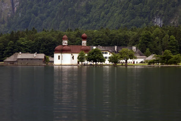 Lake Konigsee Bavyera Alpleri'nde.