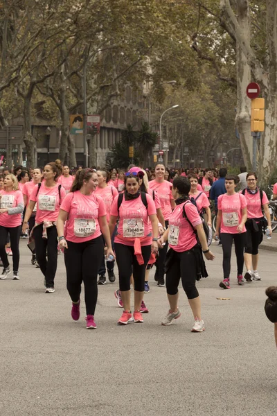 Breast Cancer Awareness запустити в Барселоні. — стокове фото