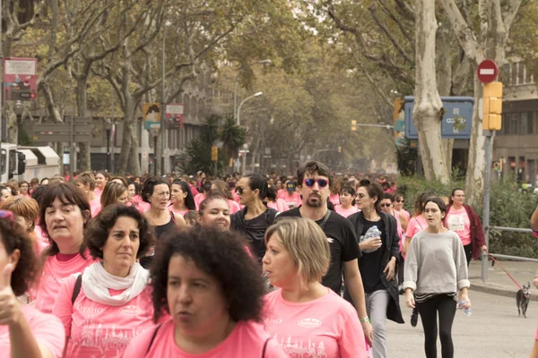 Breast Cancer Awareness запустити в Барселоні. — стокове фото