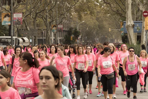 Breast Cancer Awareness запустити в Барселоні. — стокове фото