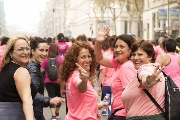 Breast Cancer Awareness запустити в Барселоні. — стокове фото