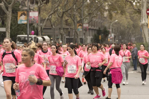 Breast Cancer Awareness uruchomić w Barcelona. — Zdjęcie stockowe