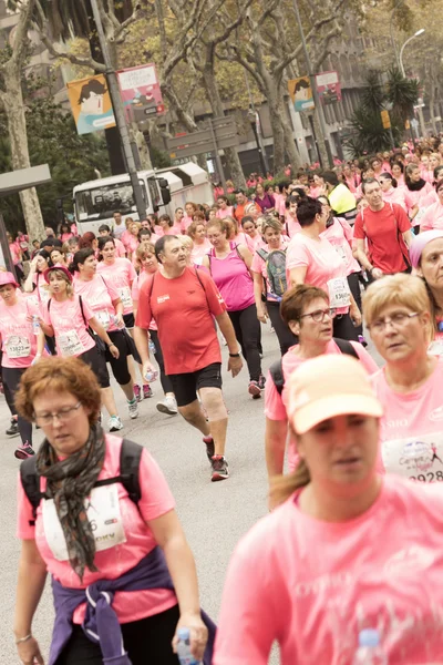 Breast Cancer Awareness запустити в Барселоні. — стокове фото