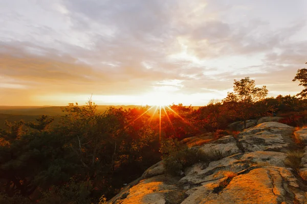 View Sunset Mountain Top — Stock Photo, Image