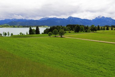 Bavyera Alp manzara.