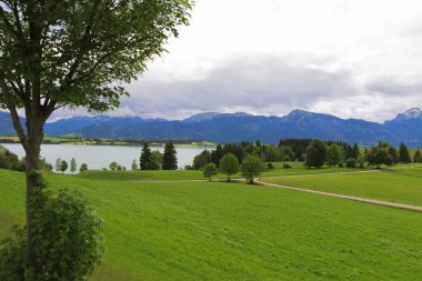 Bavyera Alp manzara.