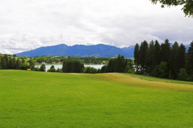 Bavyera Alp manzara.